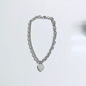 Tiffany & Co. Sterling Silver Heart Necklace